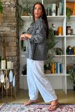 Nonni Gingam Napoleon Jacket Black